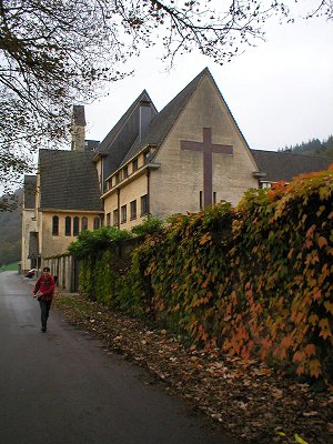 Een klooster. Hier kon je allemaal klooster dingetjes kopen.