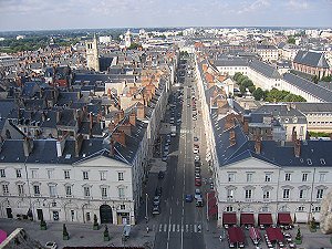 Het straatje van mevr. d'Arc, Orleans.