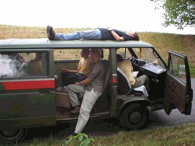 Ja ja! Het busje was ook weer mee!